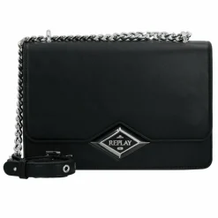 Outlet Replay Schultertasche 24.5 cm black