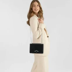 Outlet Replay Schultertasche 24.5 cm black