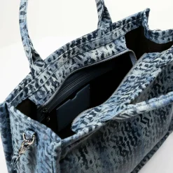 Replay Shopper|Schultertaschen<Shopper Tasche 40 cm lt denim