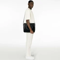 Outlet Replay Shopper Tasche Leder 37 cm black