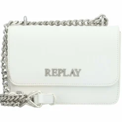 Online Replay Woman Umhängetasche 19 cm optical white
