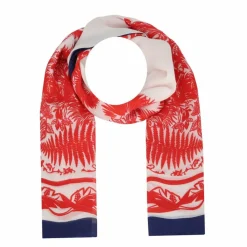 Roeckl Tücher<Botanical Garden Tuch 160 cm red-navy