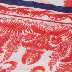 Roeckl Tücher<Botanical Garden Tuch 160 cm red-navy