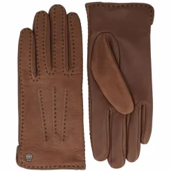 Roeckl Damenhandschuhe<Nottingham Handschuhe Leder saddlebrown