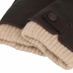Roeckl Herrenhandschuhe<Quebec Handschuhe Leder mocca