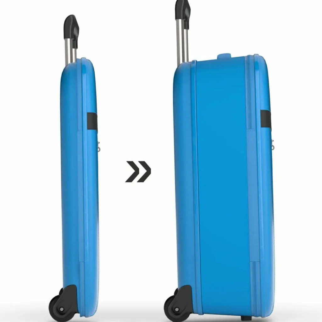 Rollink 2-Rollen Koffer|Hartgepäck<Aura Cabin faltbarer 2-Rollen Kabinentrolley S 55 cm dive blue