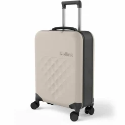 Clearance Rollink Vega 360 faltbarer 4-Rollen Kabinentrolley S 55 cm warm grey