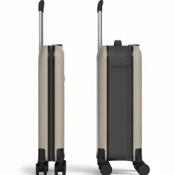 Clearance Rollink Vega 360 faltbarer 4-Rollen Kabinentrolley S 55 cm warm grey