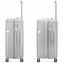 New Roncato Airglam 4 Rollen Kofferset 3-teilig mit Dehnfalte grigio perla