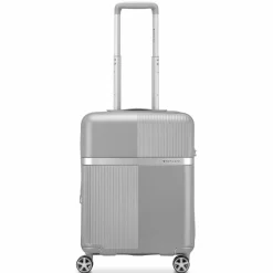 Discount Roncato Airglam 4 Rollen Kabinentrolley S 55 cm mit Dehnfalte grigio perla
