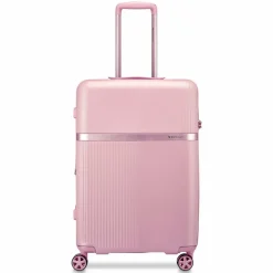 Roncato 4-Rollen Koffer|Hartgepäck<Airglam 4 Rollen Trolley M 68 cm mit Dehnfalte rosa cipria