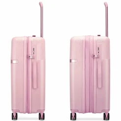 Roncato 4-Rollen Koffer|Hartgepäck<Airglam 4 Rollen Trolley M 68 cm mit Dehnfalte rosa cipria