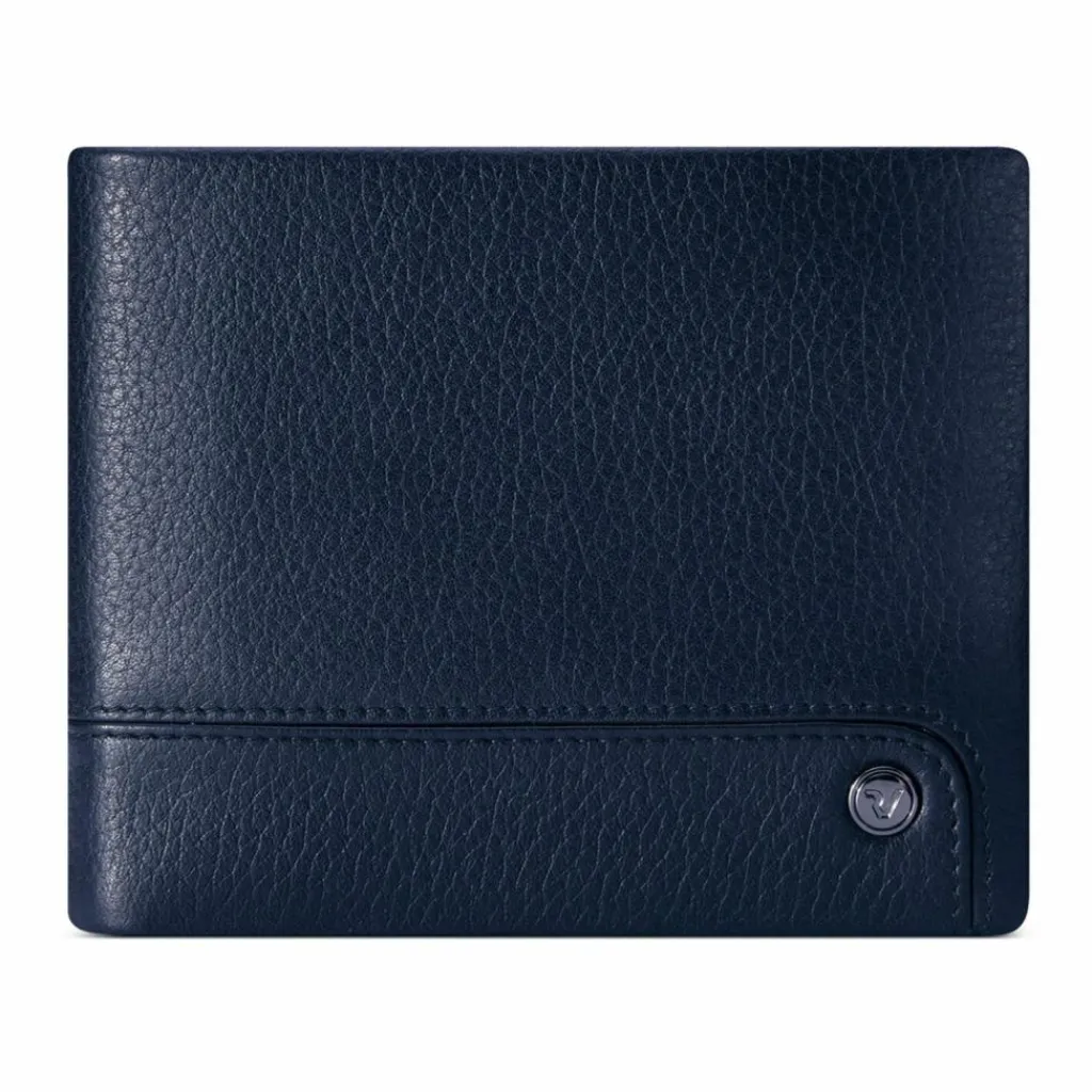 Roncato Herrengeldbörsen Querformat<Alaska Geldbörse RFID Schutz Leder 13 cm navy