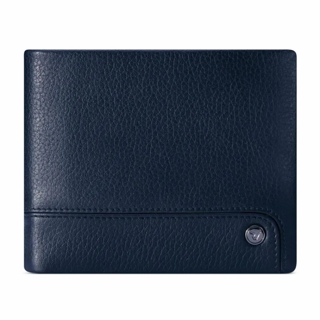 New Roncato Alaska Geldbörse RFID Schutz Leder 13 cm navy