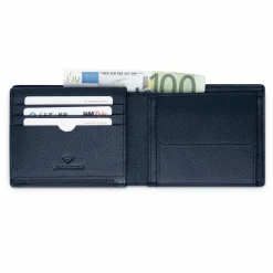 New Roncato Alaska Geldbörse RFID Schutz Leder 13 cm navy