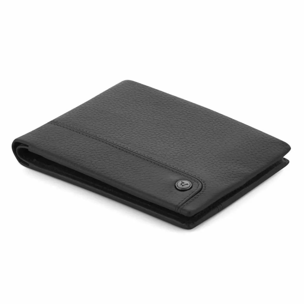 Roncato Herrengeldbörsen Querformat<Alaska Geldbörse RFID Schutz Leder 13 cm nero