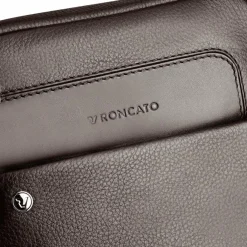 Sale Roncato Alaska Umhängetasche Leder 19 cm mogano