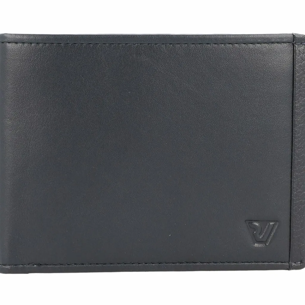 Online Roncato Argo Geldbörse RFID Schutz Leder 12.5 cm navy