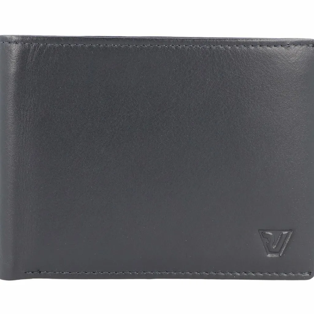 Roncato Herrengeldbörsen Querformat<Avana Geldbörse RFID Leder 13 cm navy