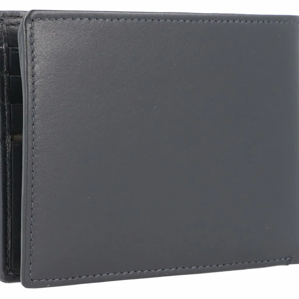 Roncato Herrengeldbörsen Querformat<Avana Geldbörse RFID Leder 13 cm navy