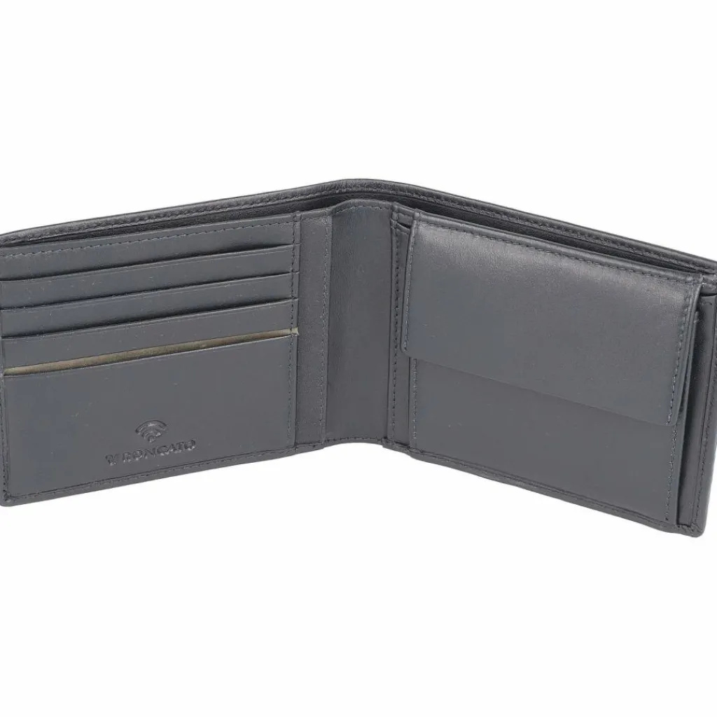 Roncato Herrengeldbörsen Querformat<Avana Geldbörse RFID Leder 13 cm navy