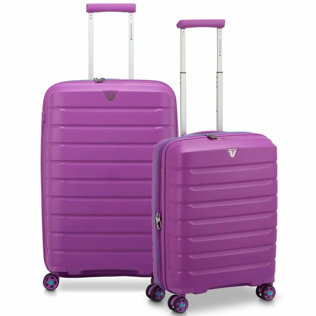 Online Roncato B-Flying 4 Rollen Kofferset 2-teilig mit Dehnfalte orchidea