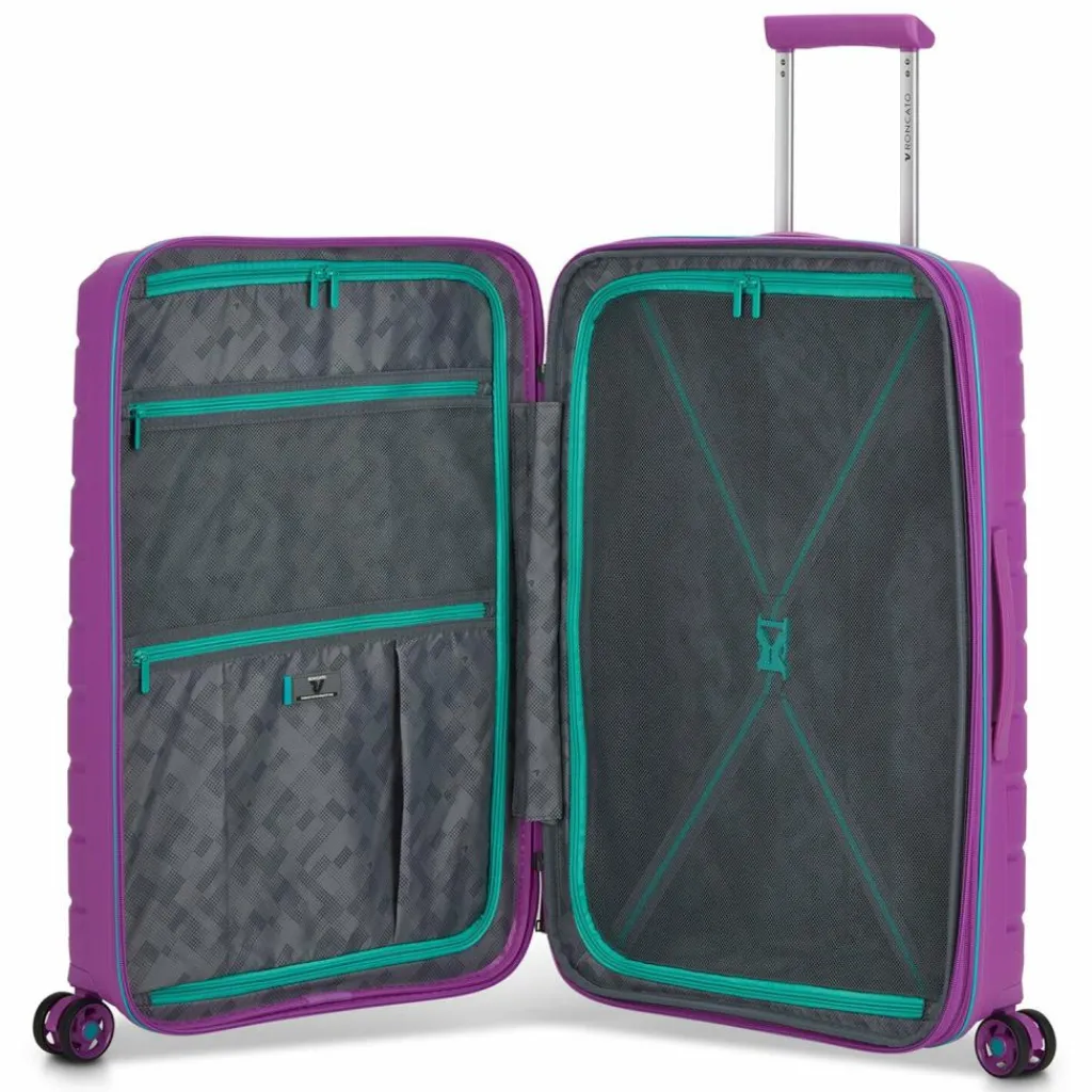 Online Roncato B-Flying 4 Rollen Kofferset 2-teilig mit Dehnfalte orchidea