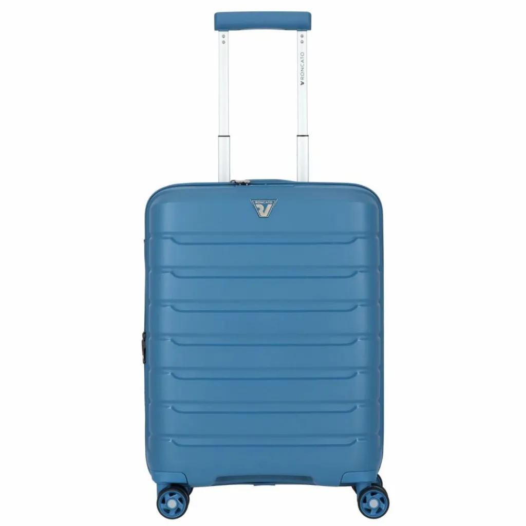 Roncato B-Flying Move 4 Rollen Kabinentrolley 55 cm mit Dehnfalte denim
