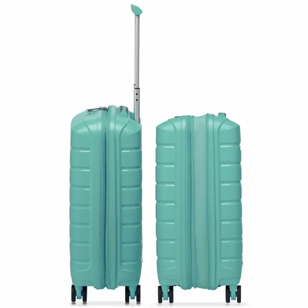 Roncato Hartgepäck Kabinengepäck|4-Rollen Kabinentrolleys<B-Flying Move 4 Rollen Kabinentrolley 55 cm mit Dehnfalte salbei