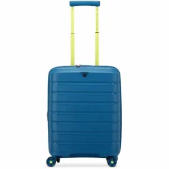 Roncato Hartgepäck Kabinengepäck|4-Rollen Kabinentrolleys<B-Flying Move 4 Rollen Kabinentrolley 55 cm mit Dehnfalte blu laguna