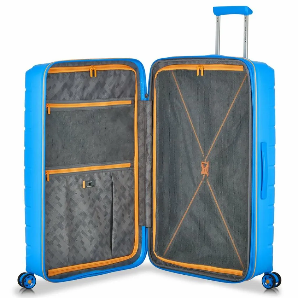 Roncato Hartgepäck|4-Rollen Koffer<B-Flying Move 4 Rollen Trolley 78 cm mit Dehnfalte sky blau