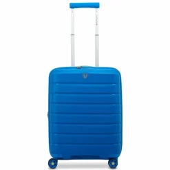 Roncato Hartgepäck Kabinengepäck|4-Rollen Kabinentrolleys<B-Flying Move 4 Rollen Kabinentrolley 55 cm mit Dehnfalte blue