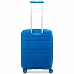 Roncato Hartgepäck Kabinengepäck|4-Rollen Kabinentrolleys<B-Flying Move 4 Rollen Kabinentrolley 55 cm mit Dehnfalte blue