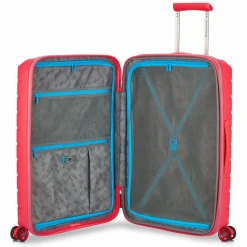 Clearance Roncato B-Flying Move 4 Rollen Kofferset 3-teilig mit Dehnfalte radiant red