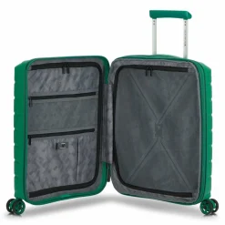 Discount Roncato B-Flying Move 4 Rollen Kabinentrolley 55 cm mit Dehnfalte green