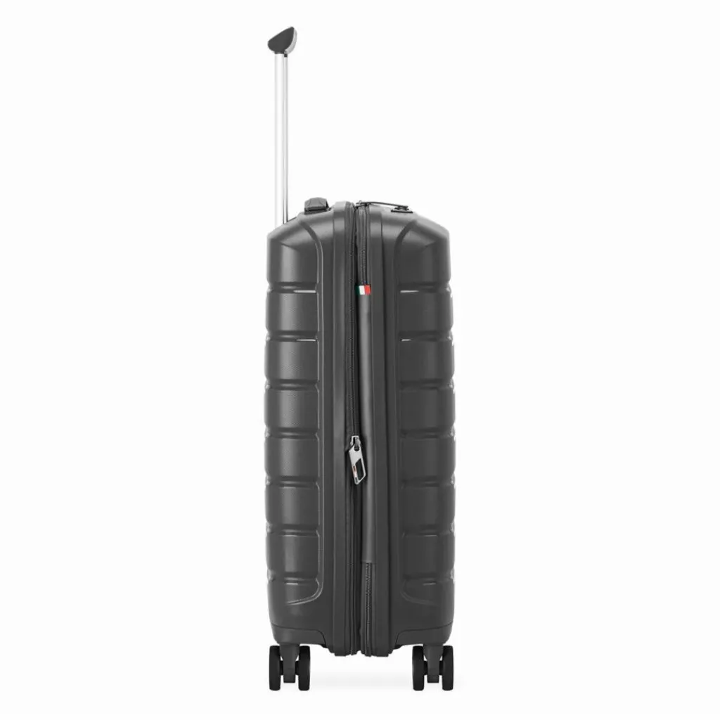 Roncato Hartgepäck Kabinengepäck|4-Rollen Kabinentrolleys<B-Flying Move 4 Rollen Kabinentrolley 55 cm mit Dehnfalte antracite