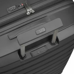 Roncato Hartgepäck Kabinengepäck|4-Rollen Kabinentrolleys<B-Flying Move 4 Rollen Kabinentrolley 55 cm mit Dehnfalte antracite