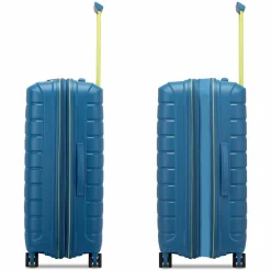 Outlet Roncato B-Flying Move 4 Rollen Kofferset 3-teilig mit Dehnfalte blu laguna