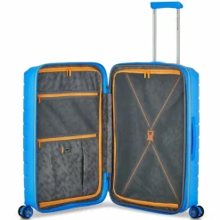 Outlet Roncato B-Flying Move 4 Rollen Trolley 68 cm mit Dehnfalte sky blau