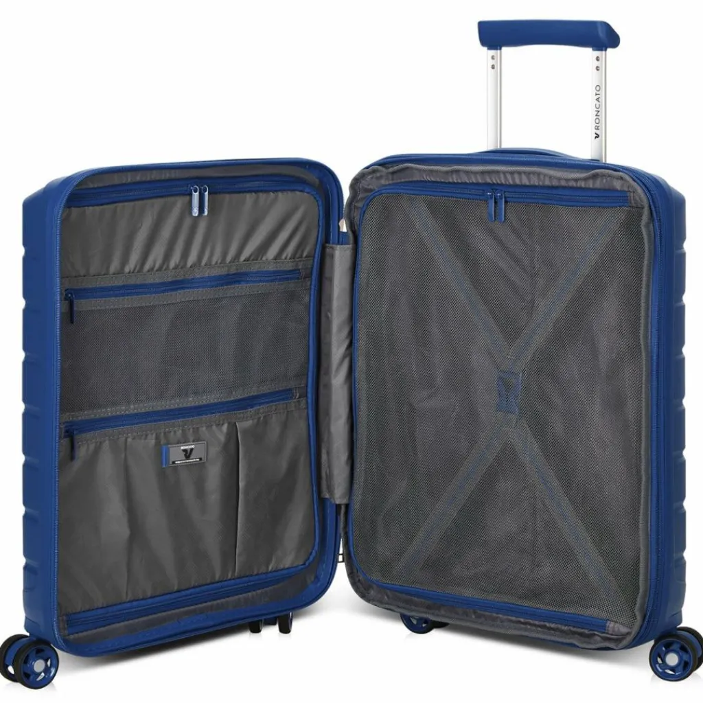 Roncato B-Flying Move 4 Rollen Kabinentrolley 55 cm mit Dehnfalte