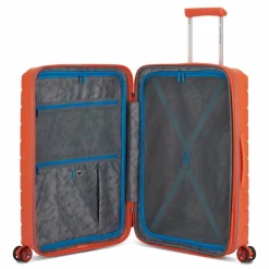 Roncato B-Flying Move 4 Rollen Kofferset 3-teilig mit Dehnfalte orange