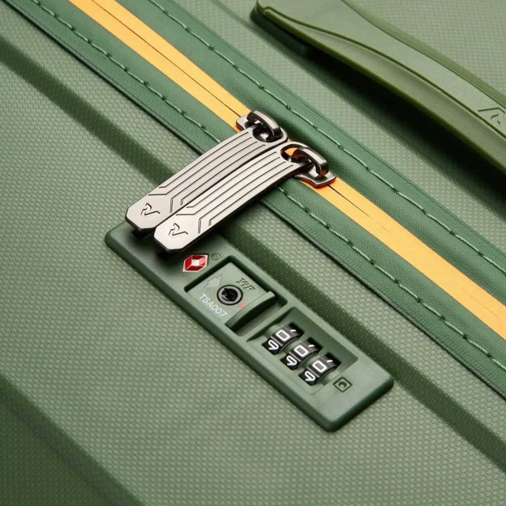 Roncato Hartgepäck|4-Rollen Koffer<B-Flying Neon 4 Rollen Trolley 68 cm verde militare