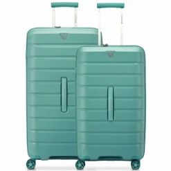 Roncato B-Flying Trunk 4 Rollen Kofferset 2-teilig salbei