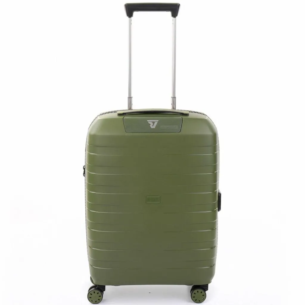 Roncato Hartgepäck Kabinengepäck|Hartgepäck<Box 4.0 4 Rollen Kabinentrolley 55 cm mit Dehnfalte militare