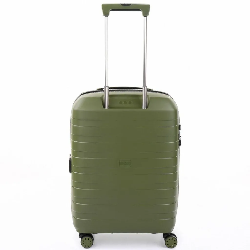 Roncato Hartgepäck Kabinengepäck|Hartgepäck<Box 4.0 4 Rollen Kabinentrolley 55 cm mit Dehnfalte militare