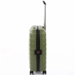 Roncato Hartgepäck Kabinengepäck|Hartgepäck<Box 4.0 4 Rollen Kabinentrolley 55 cm mit Dehnfalte militare