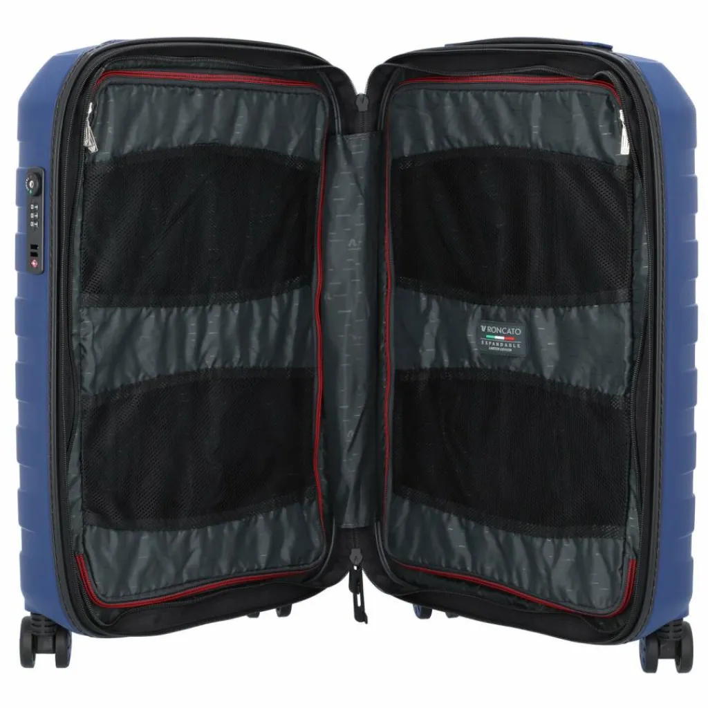 Hot Roncato Box 4.0 4-Rollen Kabinentrolley 55 cm navy