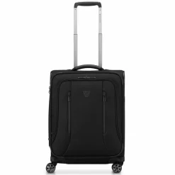 Roncato Weichgepäck Kabinengepäck|4-Rollen Kabinentrolleys<City 3.0 4 Rollen Kabinentrolley S 55 cm mit Dehnfalte schwarz