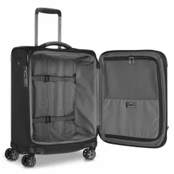 Roncato Weichgepäck Kabinengepäck|4-Rollen Kabinentrolleys<City 3.0 4 Rollen Kabinentrolley S 55 cm mit Dehnfalte schwarz