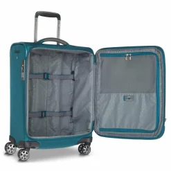 New Roncato City 3.0 4 Rollen Kabinentrolley S 55 cm mit Dehnfalte flaschengruen